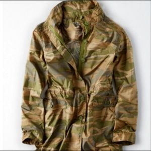 AEO Camo Rain Jacket